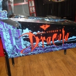 Pinball UK Bram Stokers Dracula pinball machine cabinet