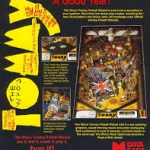 Tommy pinball flyer